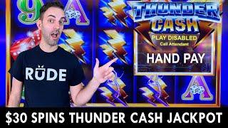 ⋆ Slots ⋆ $30 Spins leads to a Thundering HandPay Jackpot! ⋆ Slots ⋆