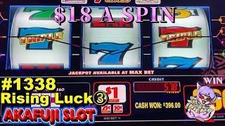 Rising Luck③ Pink Diamond Slot, 2x3x4x5x Times Pay Slot, Triple Strike Slot YAAMAVA Casino 赤富士スロット