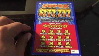 Super $777,777 a New York lottery Scratch off
