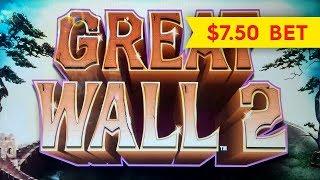 Great Wall 2 Slot - $7.50 Max Bet - BATTLE ROYALE!