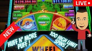 ⋆ Slots ⋆LIVE! NEW Huff N’ More Puff High Limit Slot - 100 Spins!