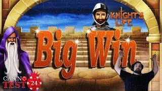 BIG WIN on Knight's Life - Merkur Slot - 1€ BET!