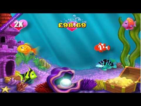 £173.20 SUPER BIG WIN ON GOLD FISH™ ONLINE SLOT GAME AT JACKPOT PARTY®