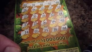 NEW GAME! $1,000,000 LUCKY 7'S MULTIPLIER $10 MICHIGAN LOTTERY SCRATCH OFF