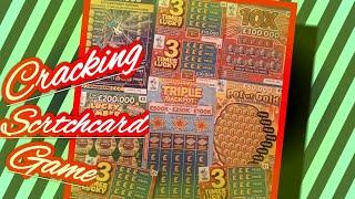 CRACKING Scratchcard  Game..£250 000 ..Triple Jackpot..Pot of Gold..Lucky Numbers.10X