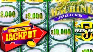 GREEN MACHINE DELUXE JACKPOTS ⋆ Slots ⋆ ONLY THE BEST HANDPAYS ON HIGH LIMIT SLOT MACHINE
