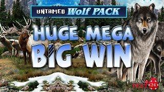 MUST SEE!!! HUGE MEGA BIG WIN ON UNTAMED WOLF PACK SLOT (MICROGAMING) - 1,80€ BET!