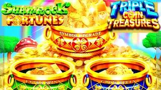 ⋆ Slots ⋆FIRST SPIN TRIPLE POT TRIGGER BIG WIN FEATURE!⋆ Slots ⋆ ⋆ Slots ⋆Triple Coin Treasures ⋆ Slots ⋆ (AGS)