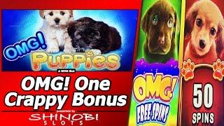 OMG! Puppies Slot - 50 Free Spins...One Crappy Bonus