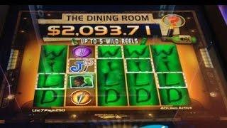 CLUE 2 slot machine Dining Room BIG WIN!