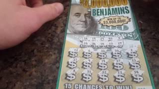 NEW! $5,000,000 IN BENJAMINS NEW YORK LOTTERY $10 SCRATCH OFF. FREE ENTRY WIN $1,000,000!