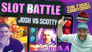 ONLINE SLOTS BATTLE!! Josh Vs Scotty! Dawn Of Egypt, Final Countdown And More!