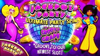 Now unlocked! | Jackpot Party Ultimate Party Spin: Groovy Grape