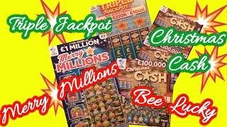 •Triple Jackpot•Merry Millions•Christmas Cash•Bee Lucky•Scratchcards•