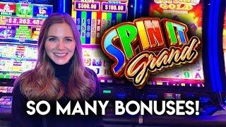 So Many BONUSES! Lots of Re-Triggers! Spin it Grand Slot Machine!
