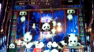 Ultra Stack Feature Panda Slot Machine *LIVE PLAY* Bonus Trigger!