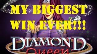 GOD SAVE THE DIAMOND QUEEN - JACKPOT HANDPAY! MY BIGGEST EVER WIN