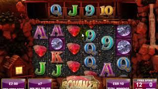 YES! Bonanza slot - up, down and what a turnaround! Incredible!
