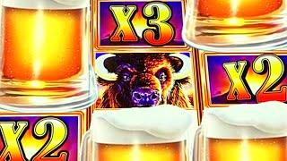 BUFFALOES & BEER! DID THEY MISS ME!? ★ Slots ★ BACK IN THE CASINO! Slot Machine Bonus