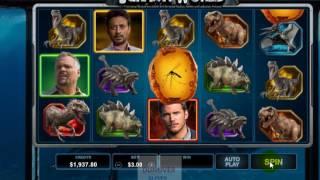 Jurassic World slot by Microgaming. Dunover plays..