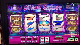 Zillion Gators bonus round at sea