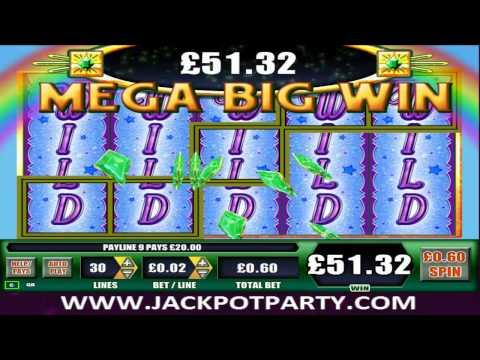 £600 MEGA BIG WIN (1000 X STAKE) ON WIZARD OF OZ™ SLOT GAME AT JACKPOT PARTY®