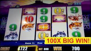 Wonder 4 Buffalo Slot Machine $8 Max Bet *100X BIG WIN* Bonus!