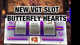 SKY TOWER AT CHOCTAW CASINO ** NEW VGT SLOT BUTTERFLY HEARTS & CRAXY BILL GOLD STRIKE **