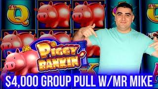 High Limit Group Pull w/MR MIKE Slots ! Live Slot Play At Wynn Casino