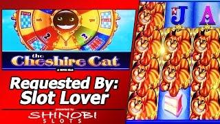 The Cheshire Cat Slot as Requested By Slot Lover - Live Play and Free Spins