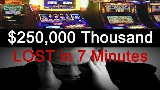 •$250,000 Thousand LOST in 7 Unlucky mins On Stink RNG Video Slot Machine Jackpot Handpay Aristocrat