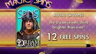 DREAM CASTLE Video Slot Casino Game with a FREE SPIN BONUS