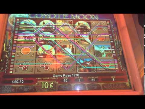 Coyote Moon 10 cents machine live play $8 bet with Big wins ** SLOT LOVER **