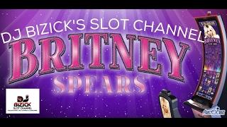 **TOXIC WIN** Britney Spears Slot Machine! - BABY ONE MORE TIME BONUS! • DJ BIZICK'S SLOT CHANNEL