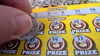 $10 Lottery Ticket - 50X the Cash - Illinois Scratchcard Instant Lottery