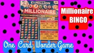 Millionaire B I N G O.......   Our  .  One Card Wonder Game...mmmmmmMMM