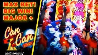 CAN CAN Slot - MAX BET! - BIG WIN! - MAJOR + Slot Bonus Win - Slot Machine Bonus