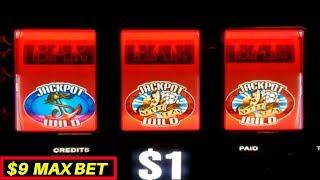 Unbelievable ! 3 Times PROGRESSIVE JACKPOTS WON | Dragon Twin Fever Slot Machine $6 Bet Bonus Win