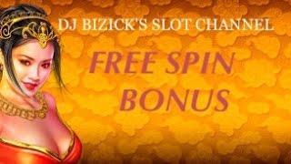 Far East Fortunes Slot Machine ~ FREE SPIN BONUS! ~ NICE WIN! • DJ BIZICK'S SLOT CHANNEL