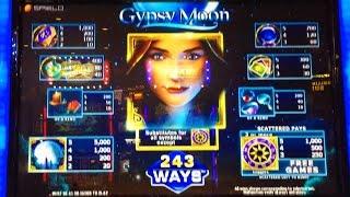 Gypsy Moon Slot Machine, Live Play & Bonus Fail