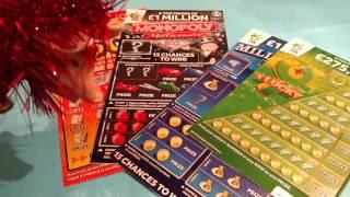 Scratchcards...New Monopoly Millionaire..Fast 500 and More.....with Piggy