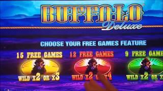 Buaffalo Deluxe SLot Machine Bonus Win $8 & $10 Bet !!! WONDER 4 Slot