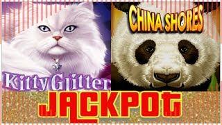 • JACKPOT • KITTY GLITTER vs CHINA SHORES