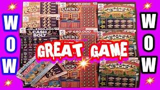 What Great.& Exciting  Scratchcard Game..£30.Cards.Lucly Bonus.Cash Bolt.INSTANT £100
