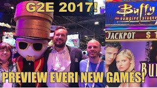 •️G2E 2017•️EVERI NEW SLOT GAMES PREVIEW