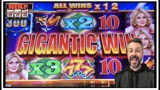 GIGANTIC WIN ON VEGAS RICHES!!! LOT'S OF SLOT BONUSES AND BIG WINS!