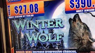 LIVE PLAY & BIG WINS ON WINTER WOLF and OTHER SLOT GAMES!