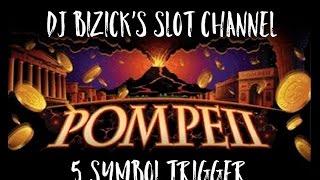 ~ BIG TRIGGER ~ Pompeii Slot Machine ~ 5 Symbols Bonus Trigger ~ GOOD STUFF! • DJ BIZICK'S SLOT CHAN