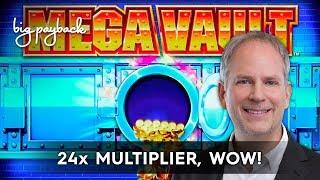 24X MULTIPLIER - Mega Vault Slot - BIG WIN, LOVED IT!