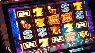 FireBall slot - MAX bet, nice bonus w/ a progressive win - Slot Machine Bonus